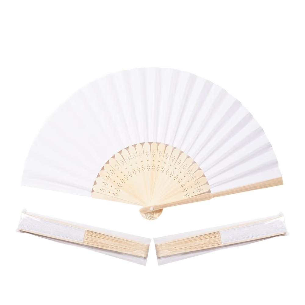 COPY - Elegant White Hand Fan